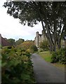 Driveway leading to Newbuildings Place