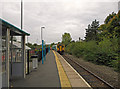 Train at Fishguard and Goodwick station