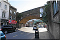 Railway bridges above Battersea Park Road