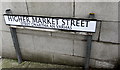 Bilingual street name sign, Higher Market Street, Penryn