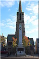 War Memorial & Darvel Parish Church at Hastings Square