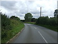 Minor road towards Buxhall Fen Street