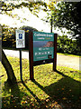 TM0614 : Crudmore Grove Country Park sign by Geographer