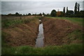 SK7453 : Tidy ditch by the road from Rolleston to Staythorpe by Chris