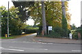 SK5418 : Entrance to Loughborough Crematorium, Leicester Road by Roger Templeman