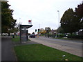 Bus stop and shelter on Barnwell Road (A1134)