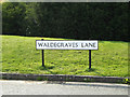 Waldegraves Lane sign