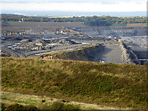 NZ2377 : Shotton Surface Mine by Oliver Dixon