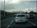 View of Canary Wharf from the Blackwall Tunnel Southern Approach #2