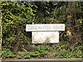 Colchester Road sign