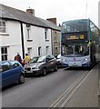 Tight squeeze on Helston Road, Penryn