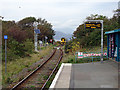 Train approaching Llwyngwril station