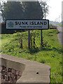 Sunk Island sign