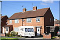 Semi-detached houses on Featherston Drive