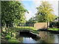 The New River and conduit just south of Bush Hill Road, N21