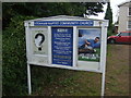 Sign for the Stonham Baptist Community Church