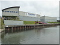 Recycling depot beside the Paddington Branch of the Grand Union Canal