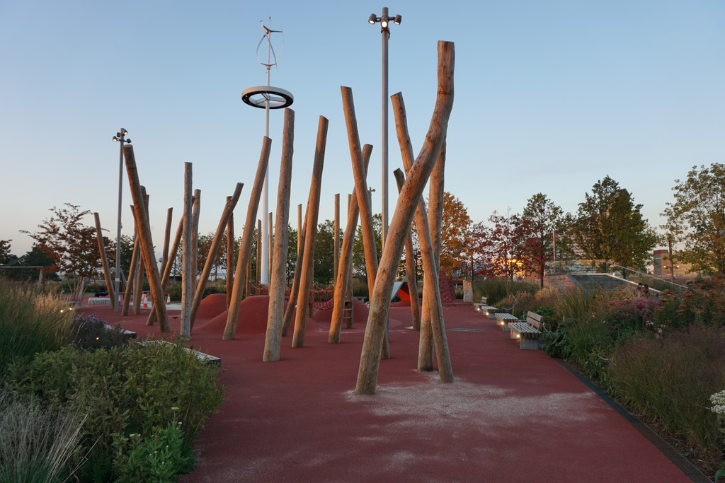 Play area in the Olympic Park © Bill Boaden :: Geograph Britain and Ireland
