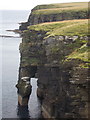 HY6923 : Stronsay: natural arch near Burgh Head by Chris Downer
