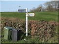 Signpost, Lightleigh Cross