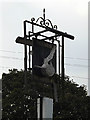 TM0220 : The Whalebone Public House sign by Geographer
