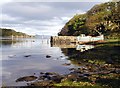 NM6677 : Old jetty at Glenuig by Alan Reid