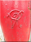 TM0024 : Royal Cypher on the Wimpole Road Victorian Postbox by Geographer