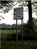 TM0024 : Roadsign on Wimpole Road by Geographer