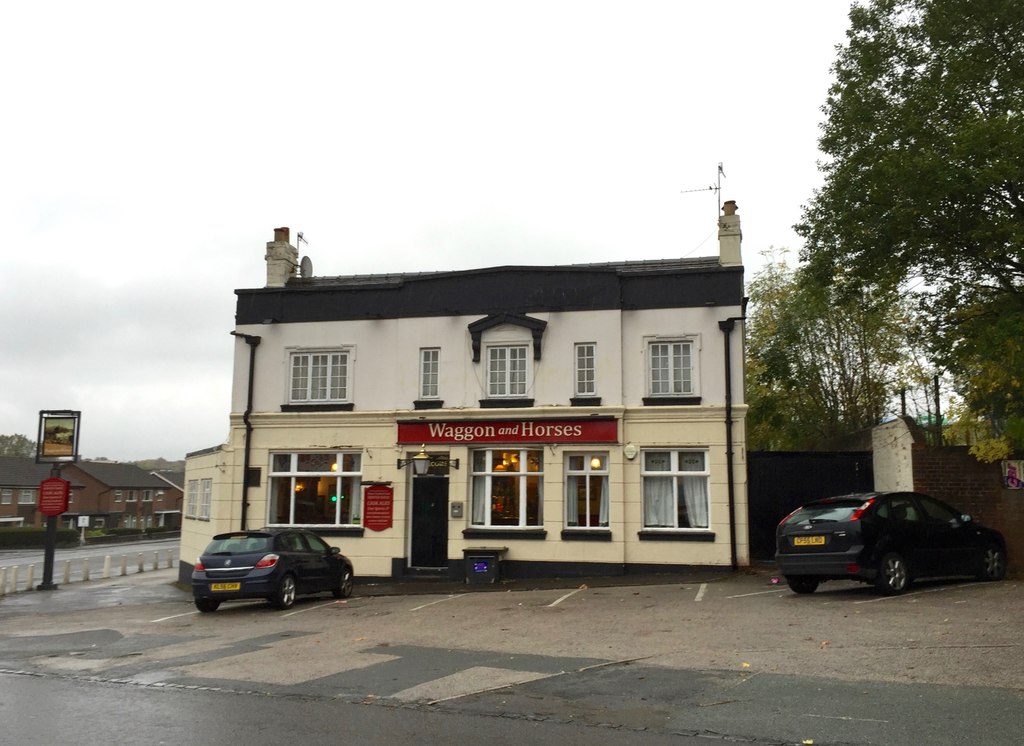 Newcastle-under-Lyme: Waggon and Horses... © Jonathan Hutchins ...