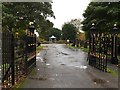 Silverdale Cemetery gates