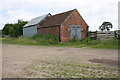 Farm buildings on east side of the East Coast Main Line