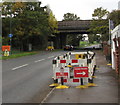 Gas mains road works, Eton Wick Road, Eton