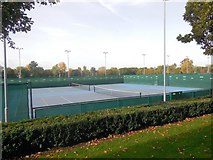 TQ2174 : Tennis Courts at National Tennis Centre by Paul Gillett