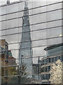 Reflelction of the Shard Great Tower Street, London