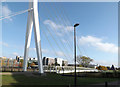 TM1544 : Sir Bobby Robson Bridge, Ipswich by Geographer