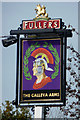 Inn sign, The Calleva Arms, Silchester