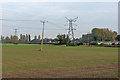 Electricity wires near Cherry Hinton