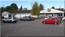 SJ5441 : Lidl supermarket and car park, Whitchurch, Shropshire by Jaggery