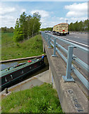 SP1869 : M40 Motorway Bridge No 39A by Mat Fascione