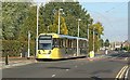 Tram on Moor Road, Wythenshawe