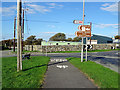 Road junction at the south of Tal-y-bont