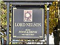 Sign of Lord Nelson