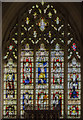 SK9153 : East window, St Helen's church, Brant Broughton by Julian P Guffogg