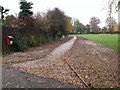 SK3516 : The new path in the Bath Grounds, Ashby de la Zouch by Oliver Mills