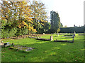 A corner of Lamarsh churchyard