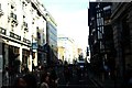 TQ2981 : View up Great Marlborough Street from Regent Street by Robert Lamb