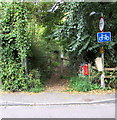 Cycle route this way, North Woodchester