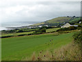 Coastal farmland north-east of Aberaeron, Ceredigion