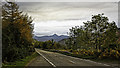 NH1787 : Looking south along the A835 towards the Fannichs by Peter Moore