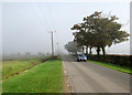 The B1046 near Gransden Lodge